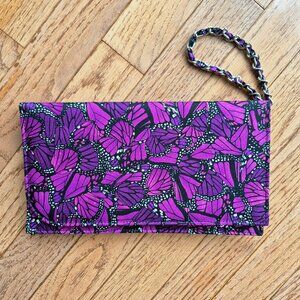 Pineda Covalin Monarch Butterfly Clutch Bag with Removeable Wrist Chain